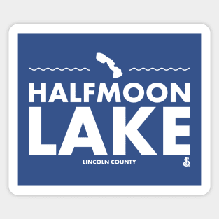 Lincoln County, Wisconsin - Halfmoon Lake Sticker